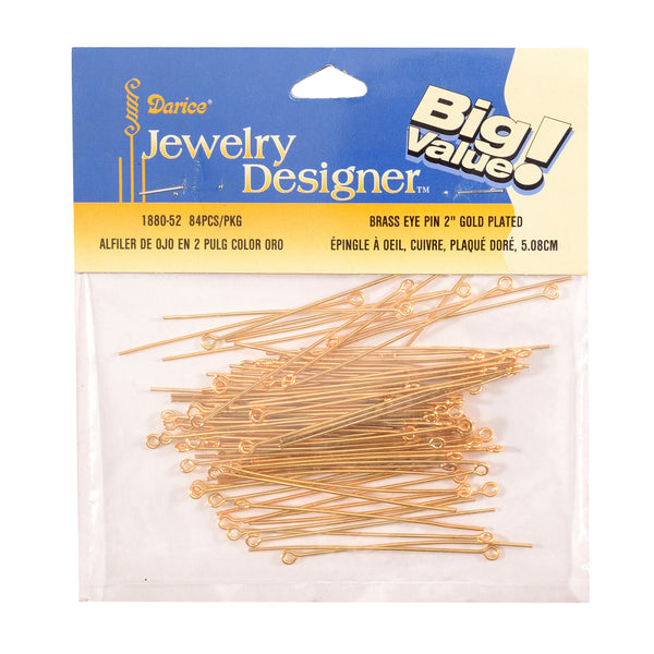 Darice • kettelstift 5cm 72pcs gold