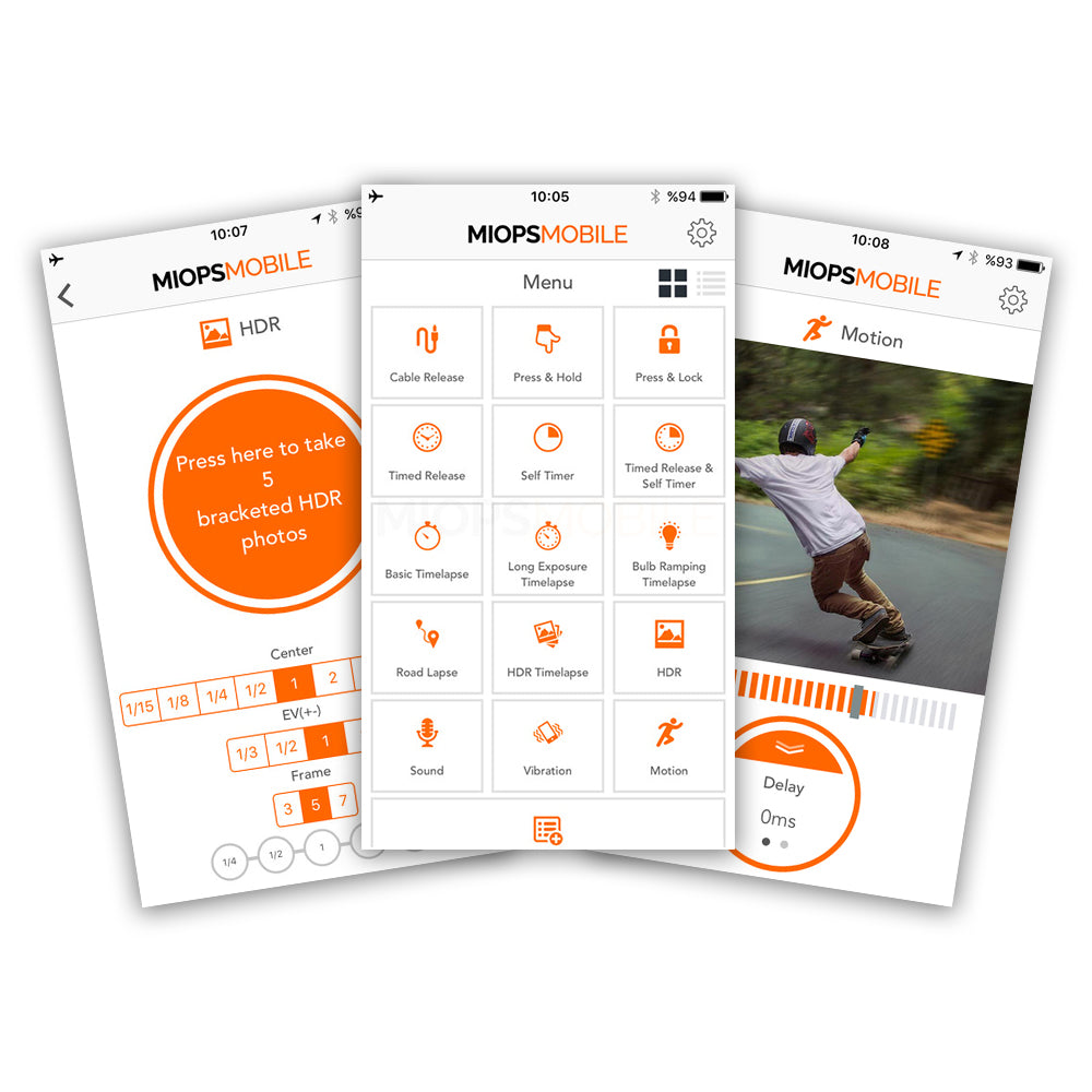 Miops mobiele dongle voor ios en android