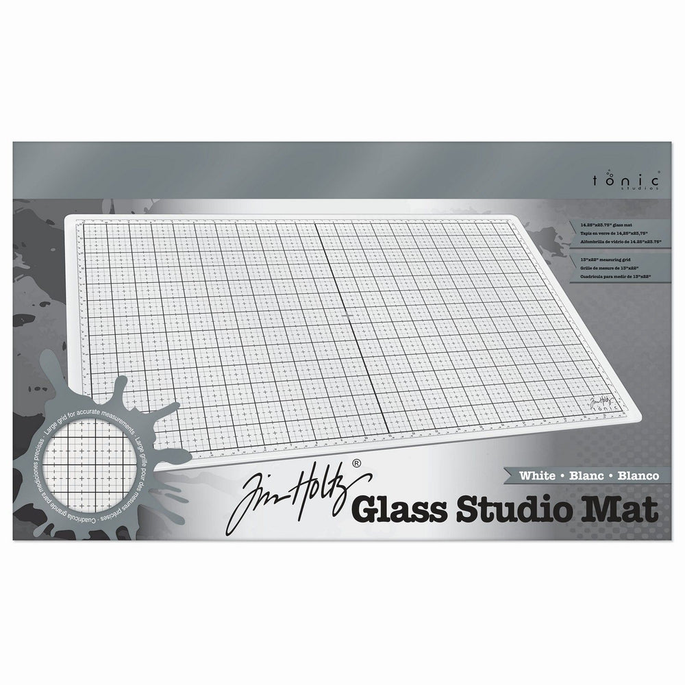Tonic studios • tim holtz glass studio mat white