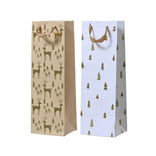 Kaemingk giftbag papier 2ass | 12 stuks