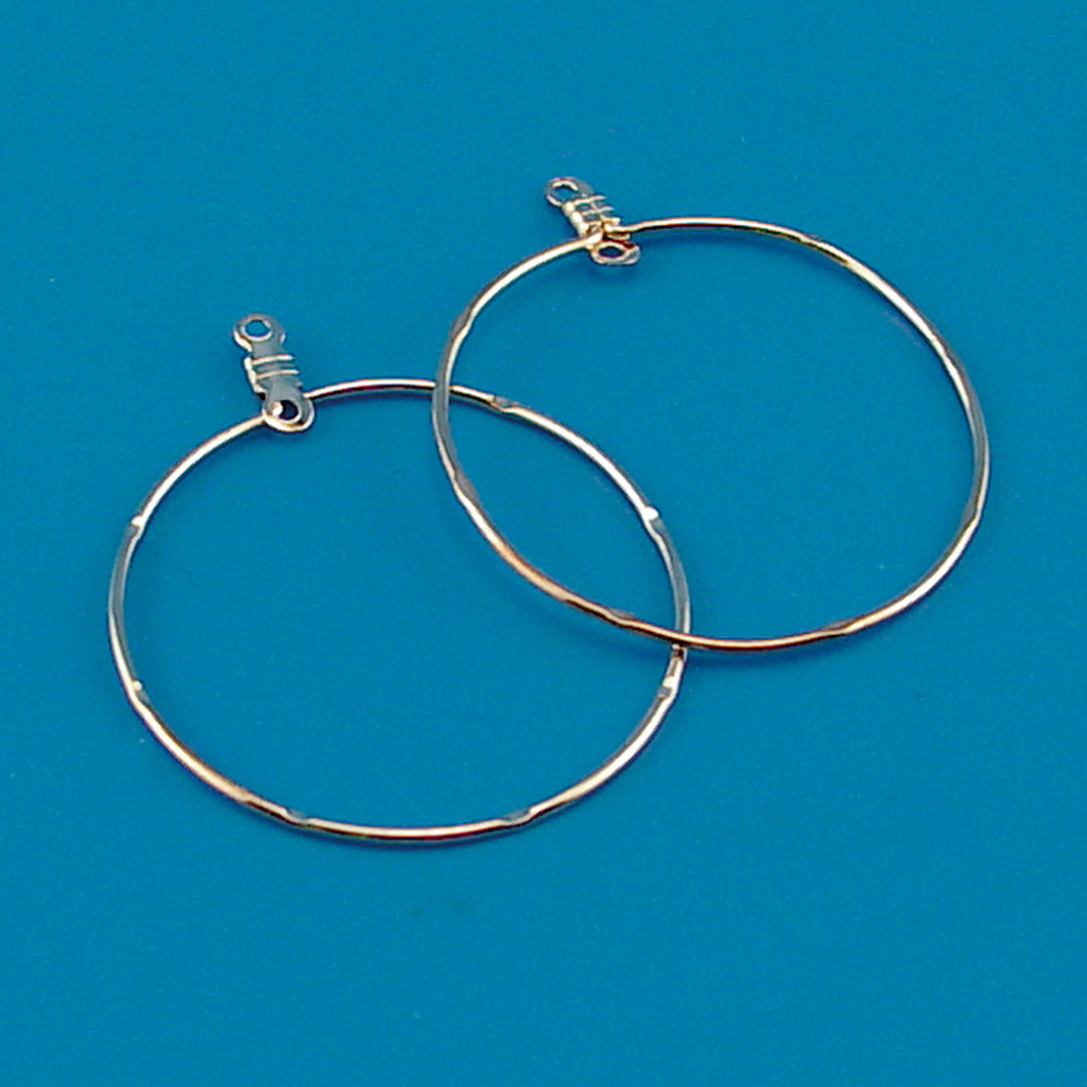 Darice • steel ear hoop gold