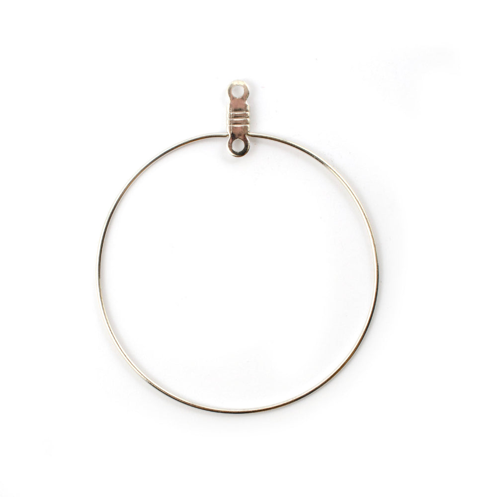 Vaessen creative • oorhanger 35mm 6pcs zilver