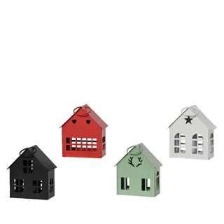 Huis ijzer 4col assl.4cm x w.8cm x h.8cm | 4 stuks