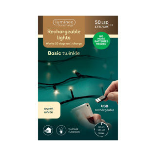 Kaemingk led duracharge basic lights 8 functie twinkel effect buitenl.367.5cm