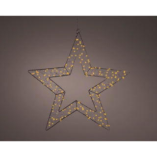 Kaemingk micro led ster metaal steady buitendia58cm x l.1cm x w.58cm x h.58cm