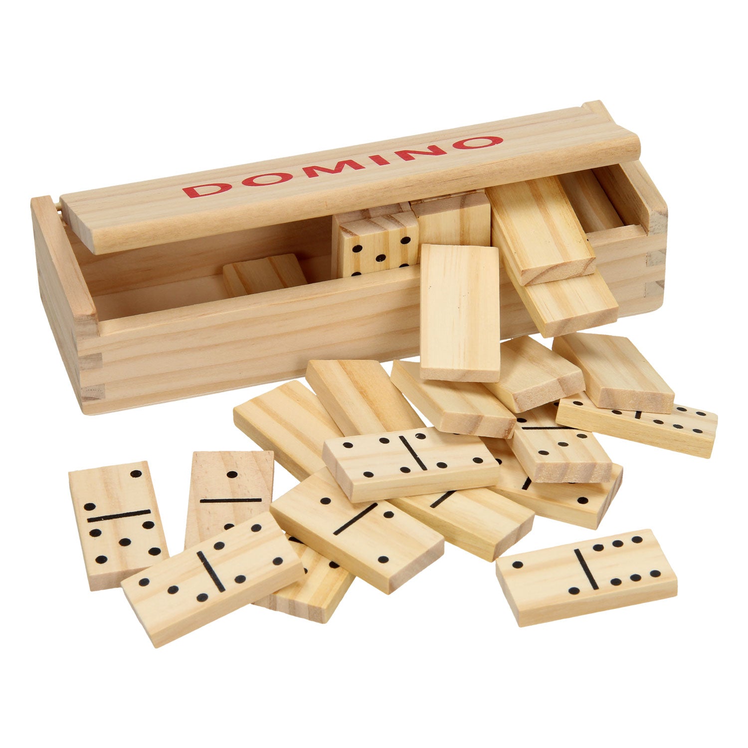 Naturel houten domino