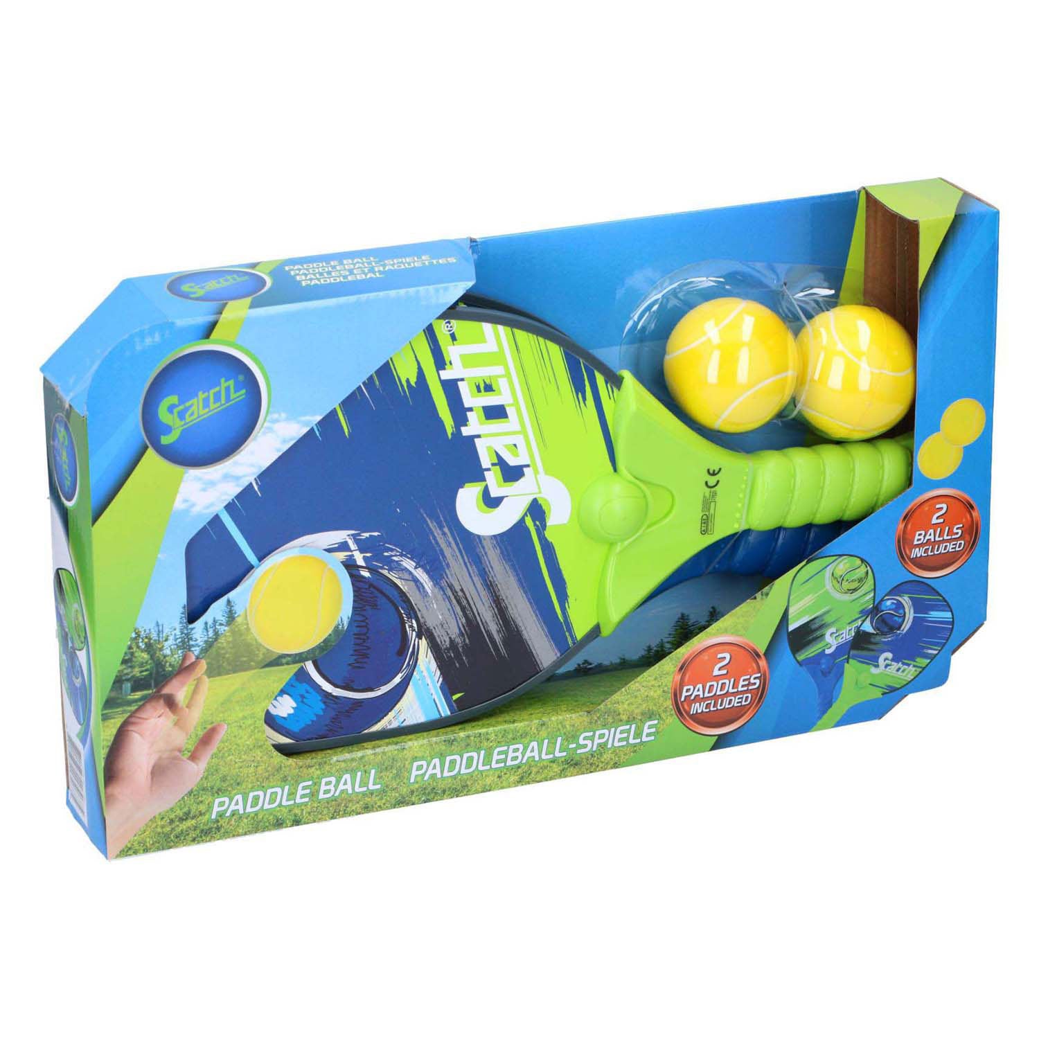 Scatch paddleballset, 4dlg.