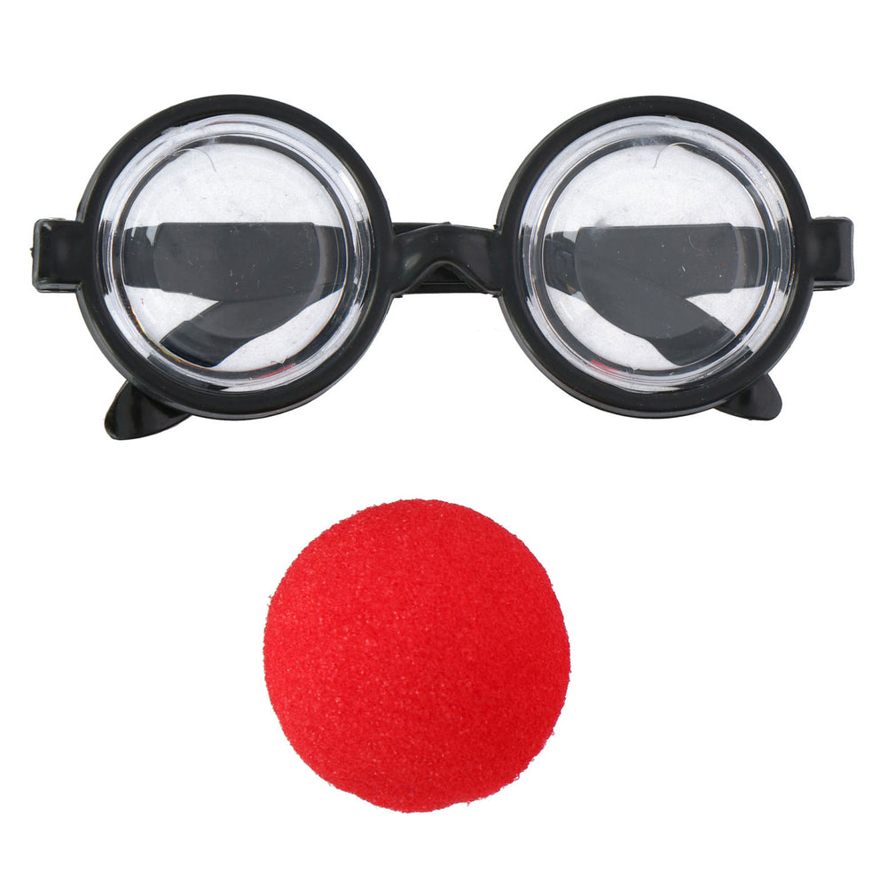 Clown bril en neus
