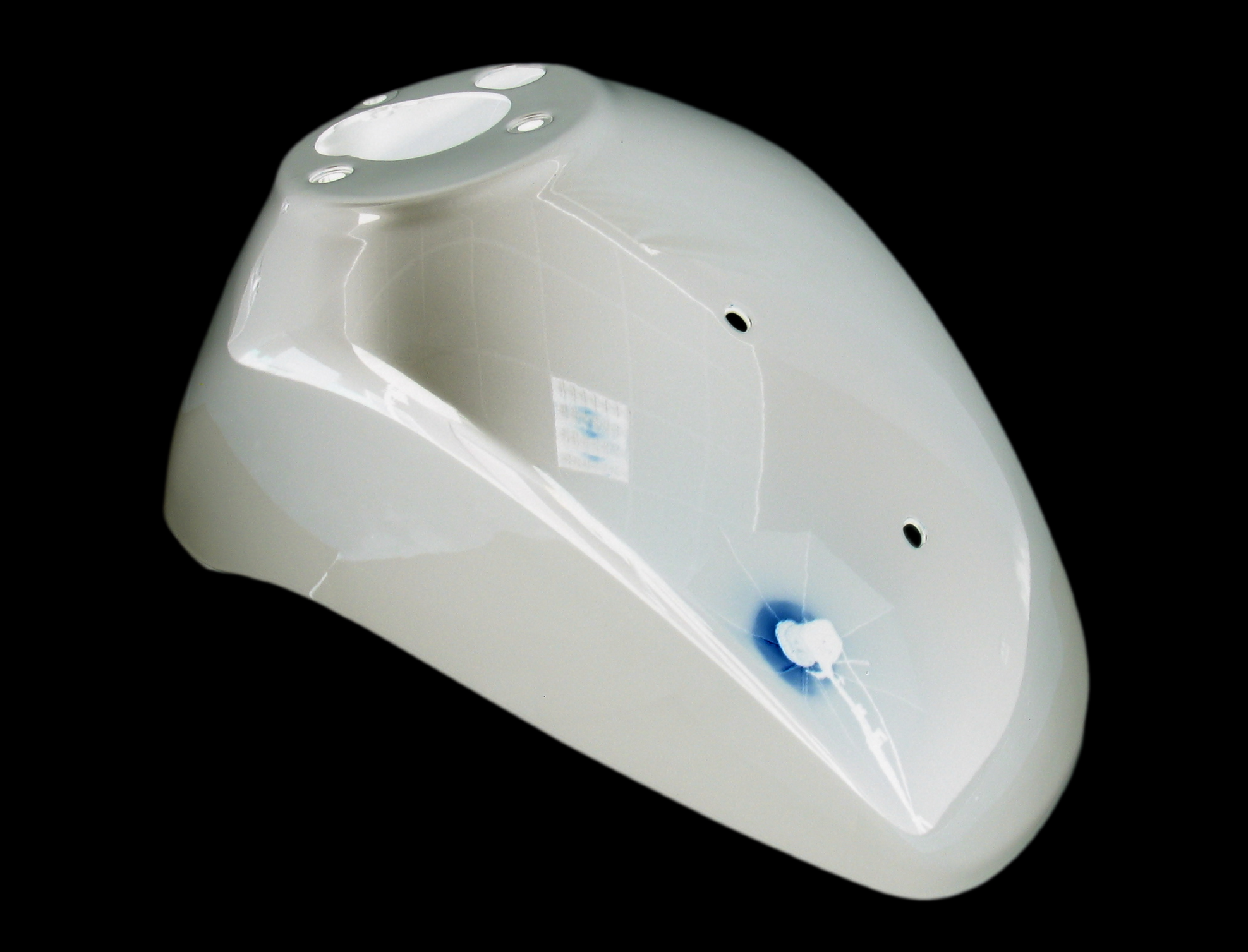 Edge voorspatbord vespa lx wit