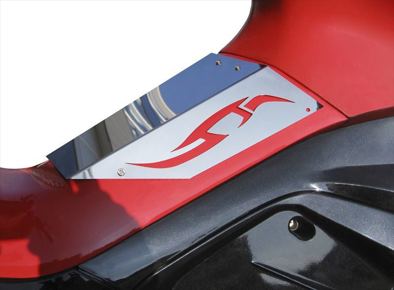 Afdekkap tank Gilera runner oud model RVS polish