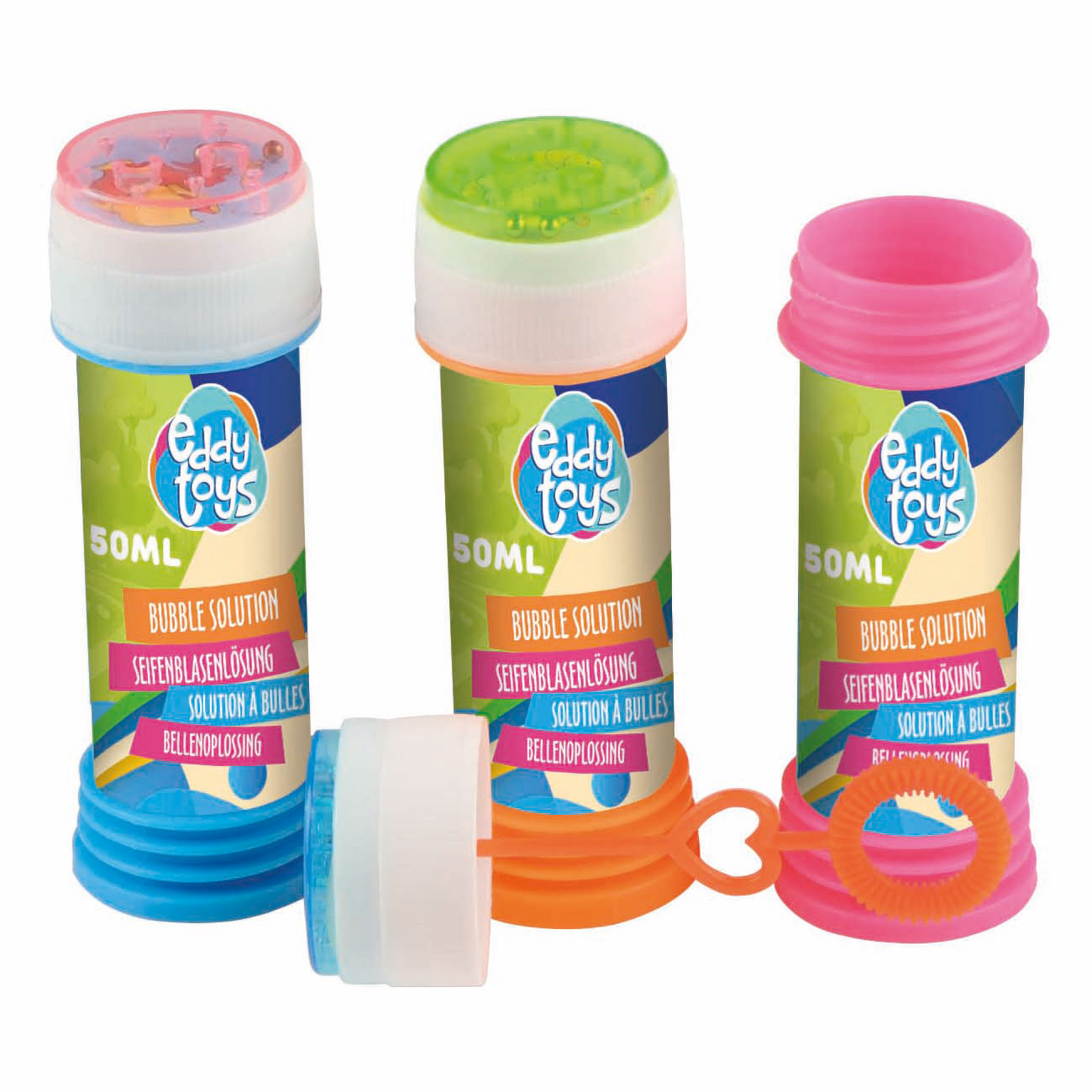 Bellenblaas met spel 50 ml 3 assorti display 24 stuks | 3 stuks
