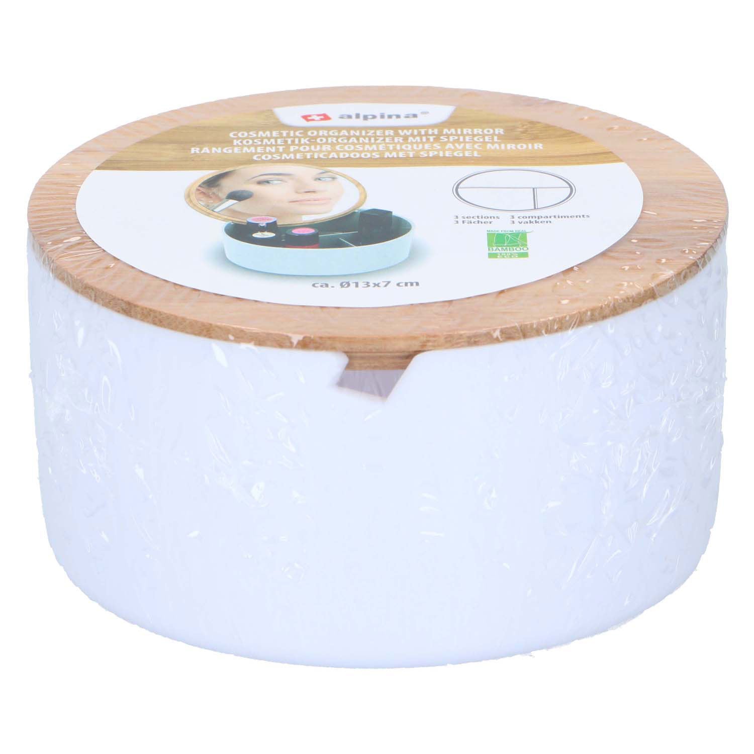 Make-up organizer en spiegel