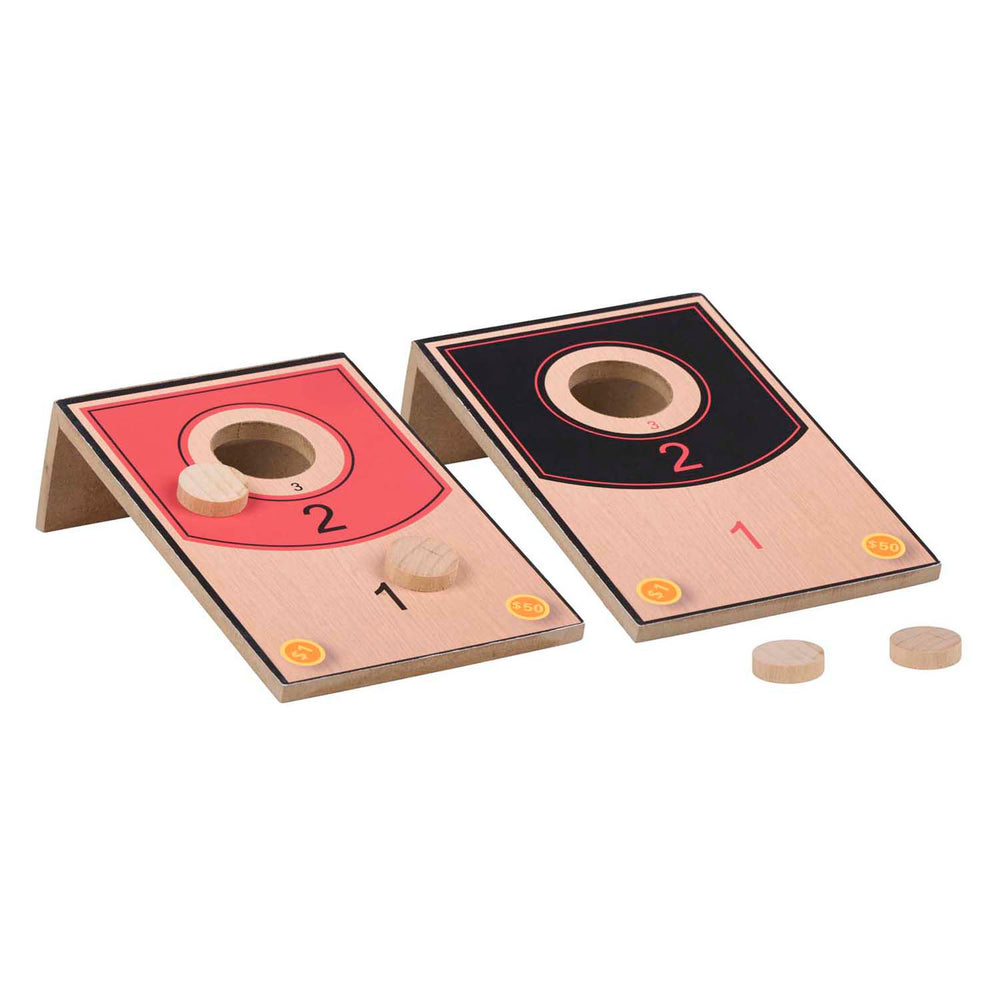 Houten tafel cornhole, 2 spelers