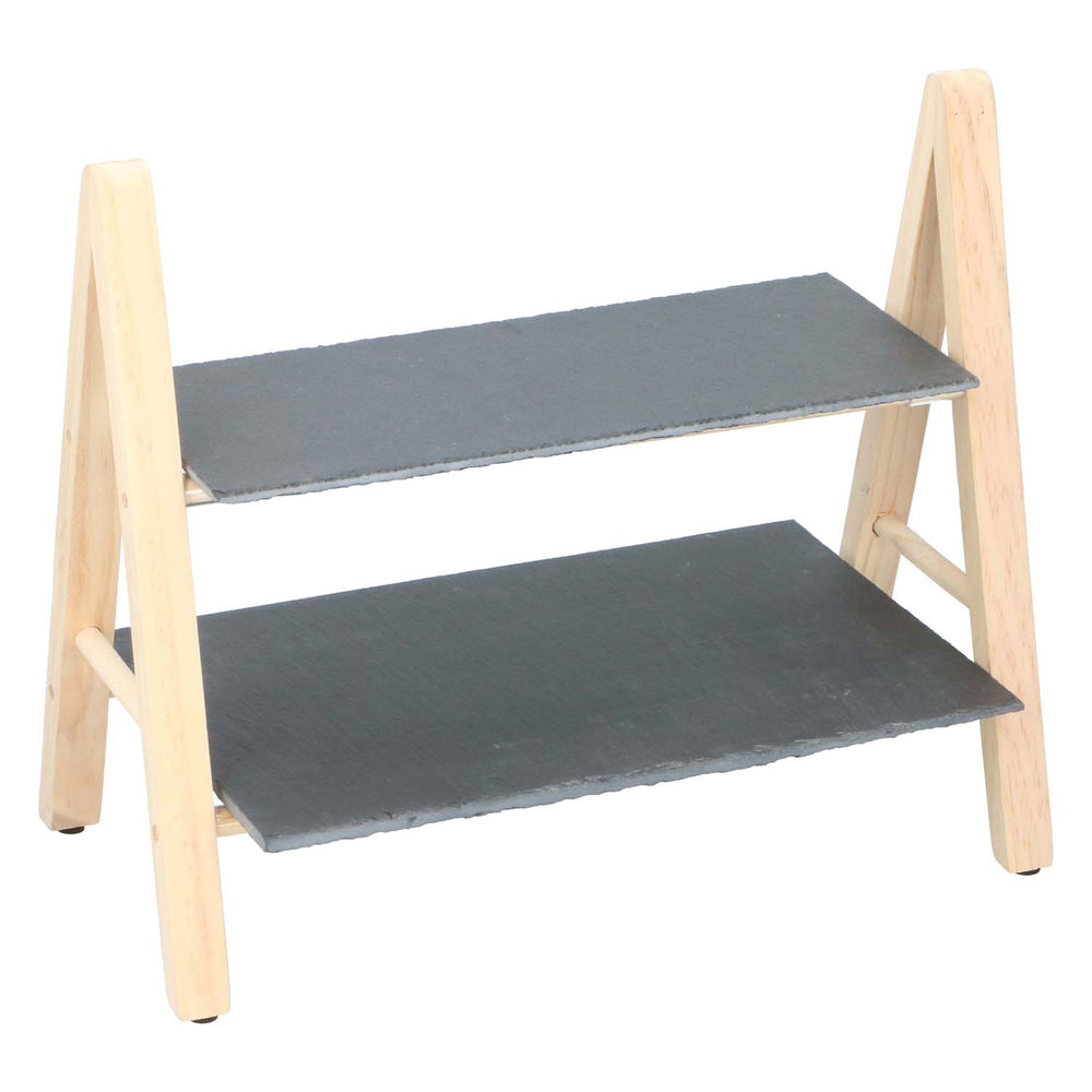 Serveerstandaard twee lagen, 32x18x28cm