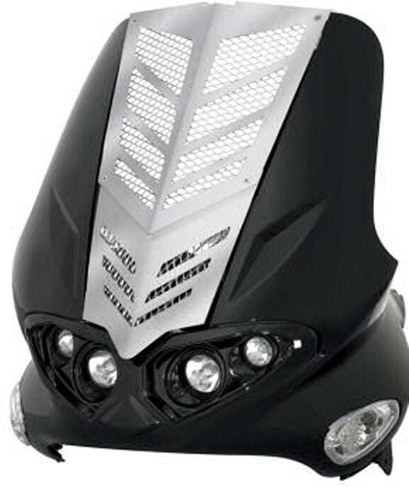 Voorfrontrooster Gilera loper oud model aluminium zilver