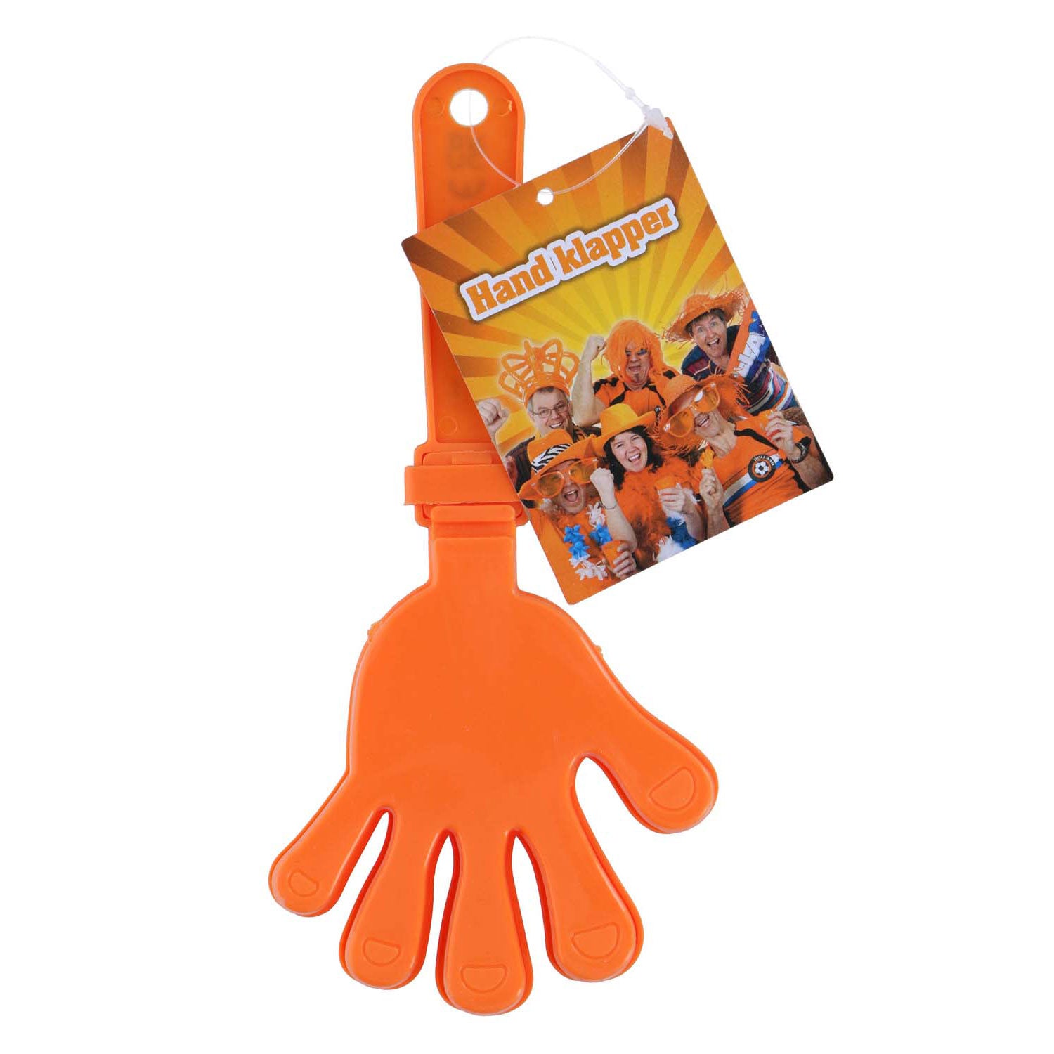 Klaphand oranje
