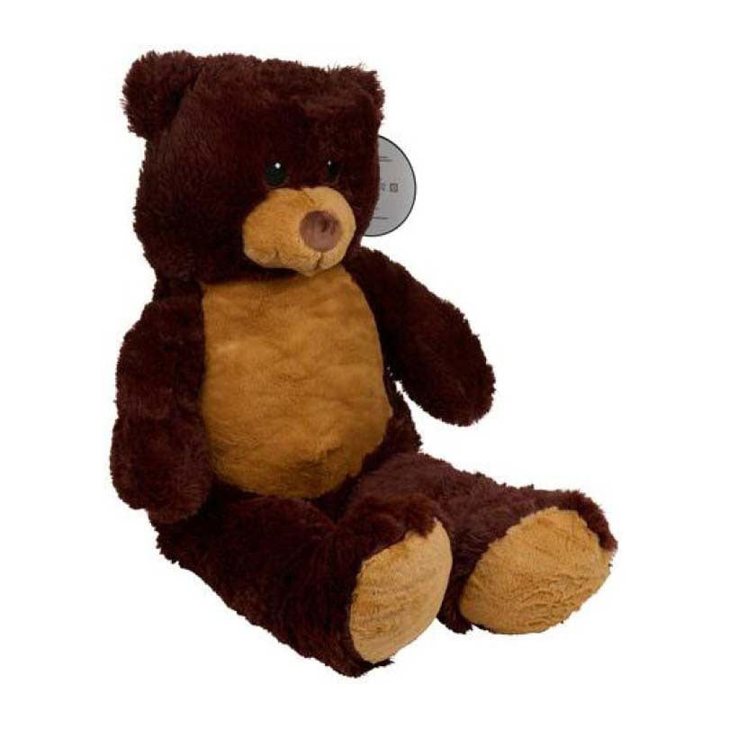 Bruine knuffelbeer pluche, 90cm