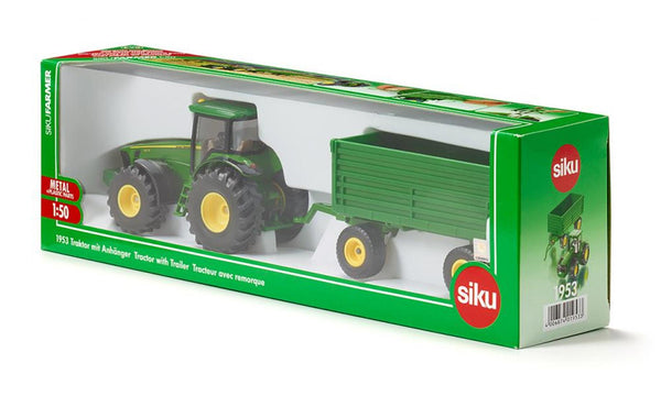 Siku 1953 traktor met aanhangwagen