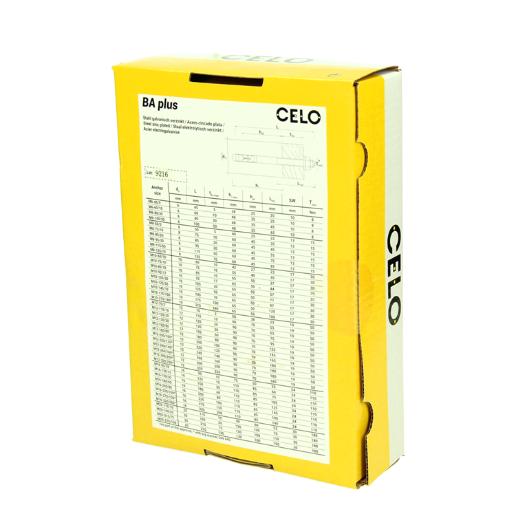 Celo 1066922 - quick fix anker ba plus 12-150 50 verzinkt 20 stuks | 2 stuks