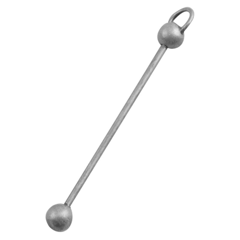 Darice • bead pin x1 ant. silver plated