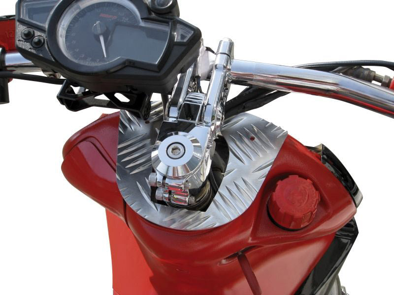 Afdekkap Down-Hillstuur Gilera Runner (tot 08 2005) aluminium