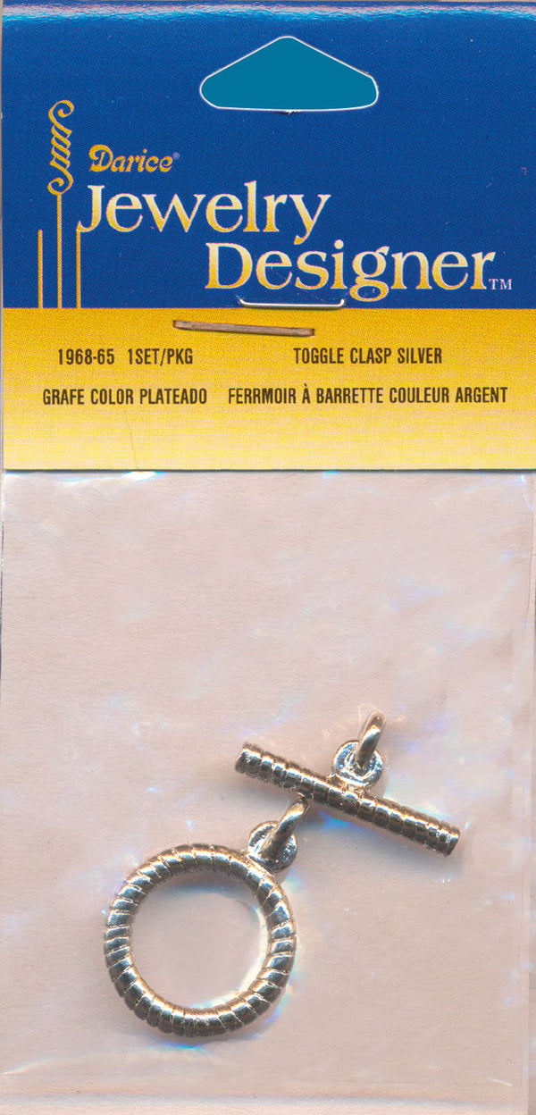 Darice • toggle clasp silver
