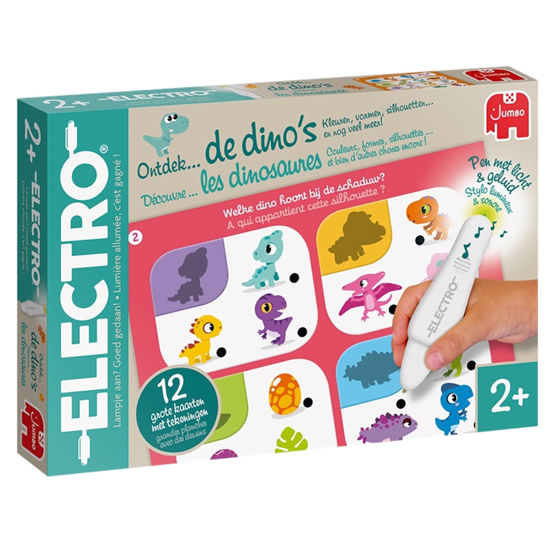 Jumbo electro wonderpen ontdek de dino's educatief spel