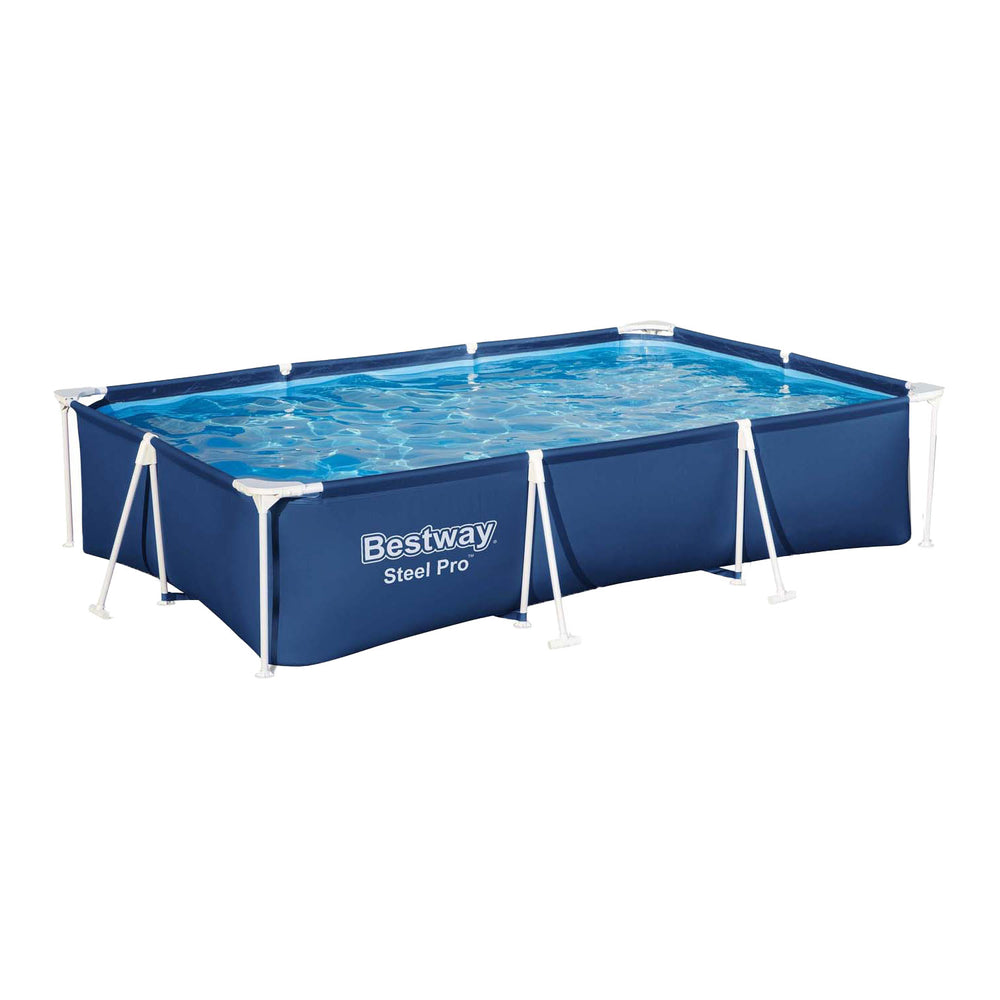 Bestway zwembad staal pro set rechthoekig, 300cm