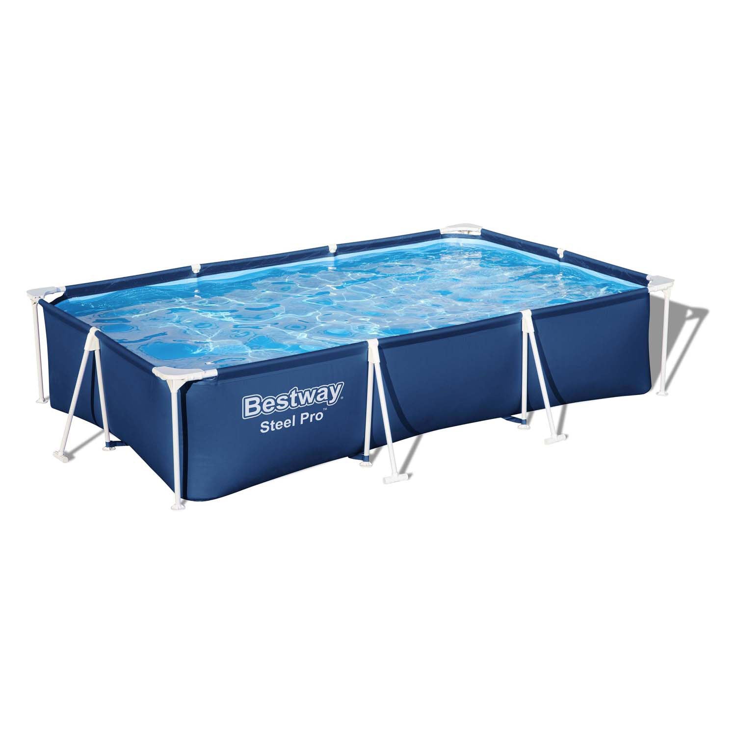 Bestway zwembad staal pro set rechthoekig, 300cm