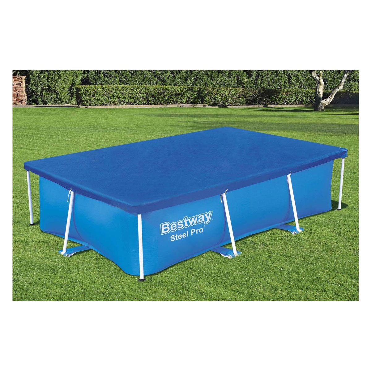 Bestway afdekzeil staal pro rechthoekig, 259cm