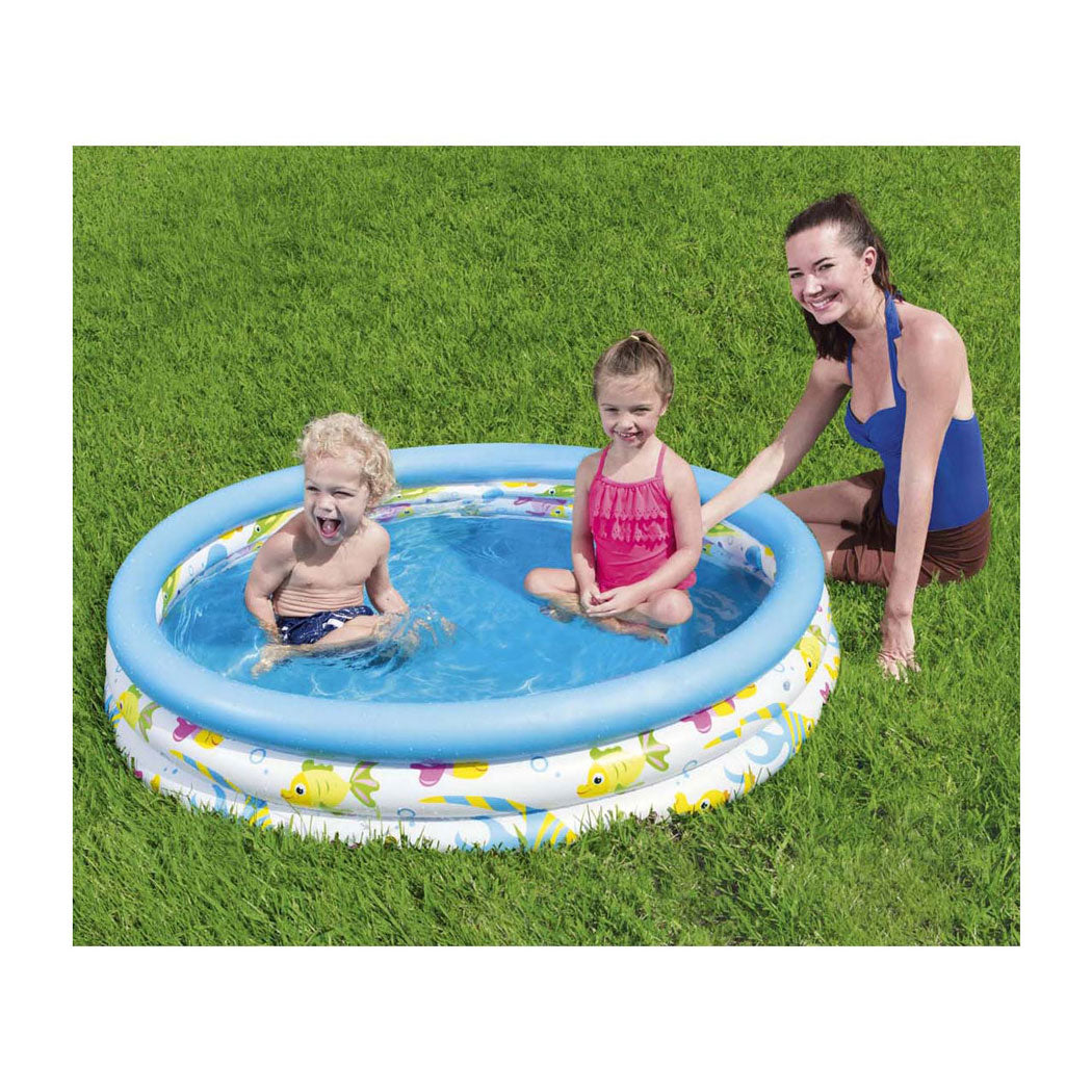 Bestway kinderbad rond koraalrif crew speelpool 122