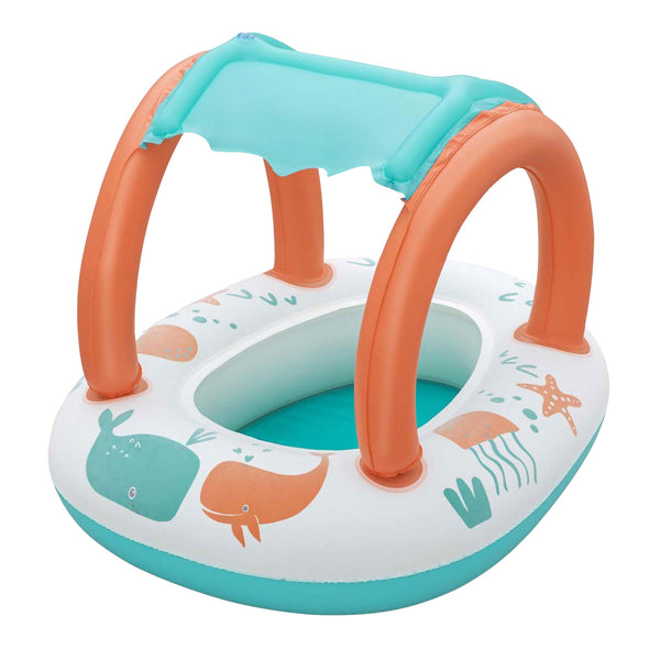 Bestway baby boot comfort push met uv zonnescherm