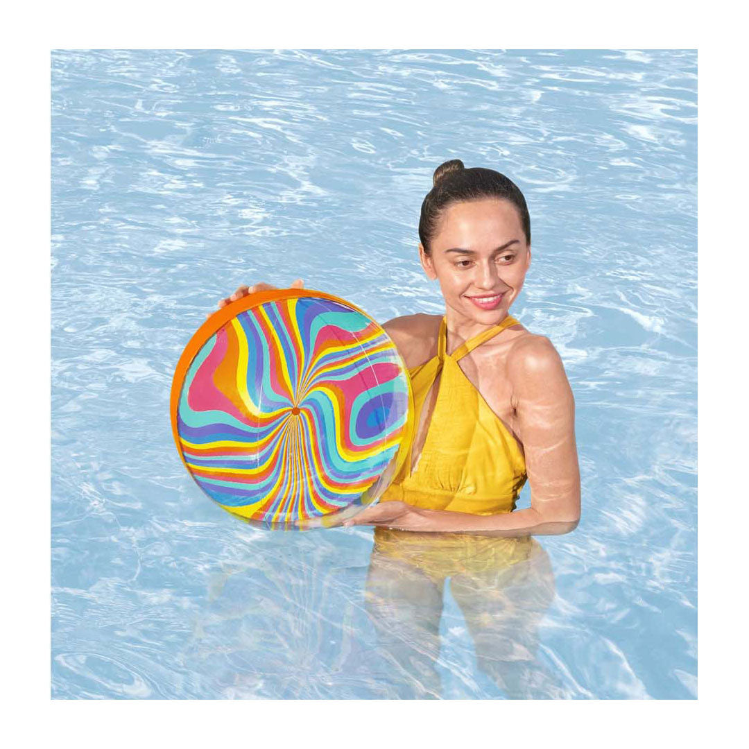 Bestway strandbal tie-dye twist strandbal, 34cm