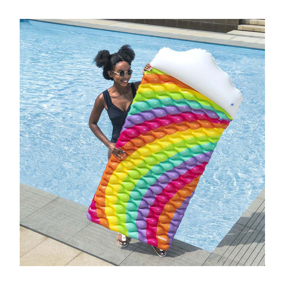 Bestway rainbow dreams drijvede mat, 161cm