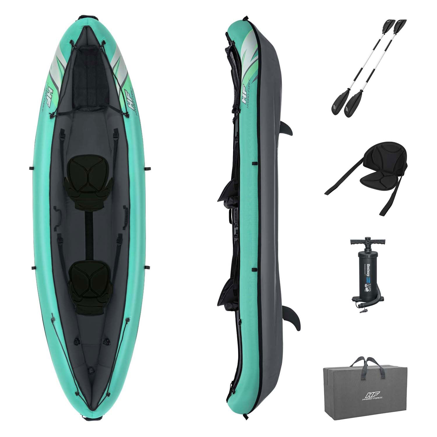 Bestway hydro force kajak ventura elite x2 set opblaasbaar