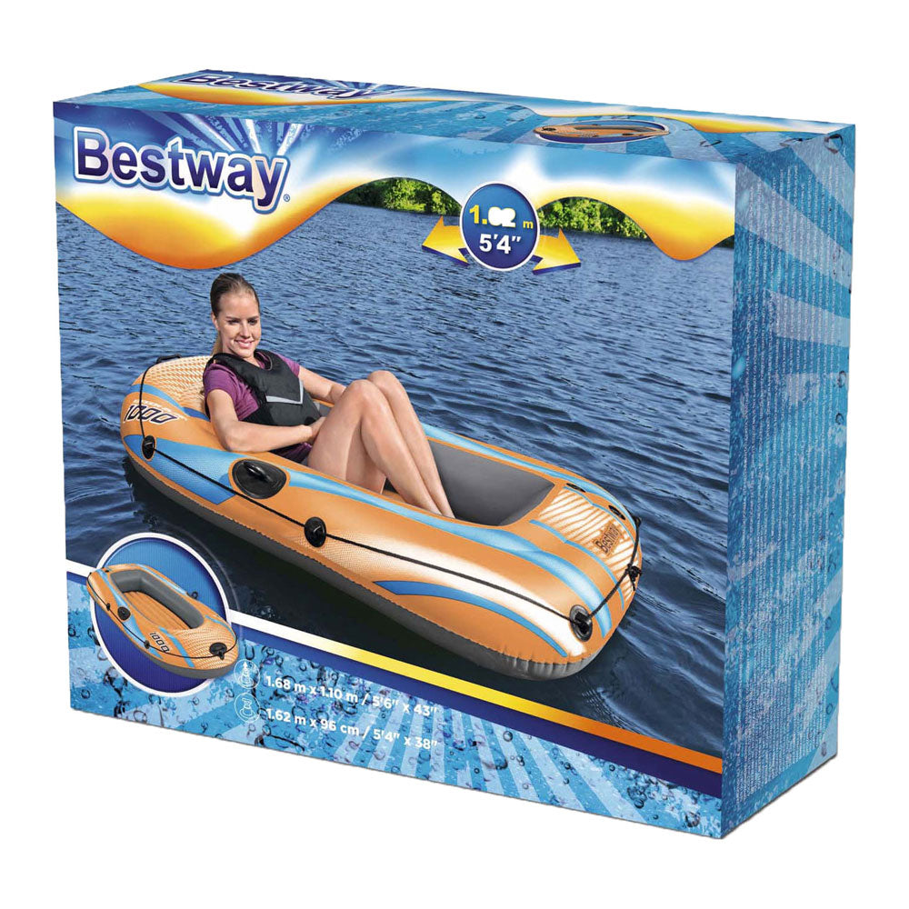 Bestway Kondor 1000 Opblaasboot 1 Persoons Oranje