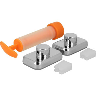Badkamer rek hoekplank vacuum fix23x23x35 cm