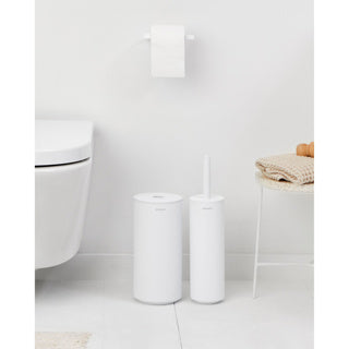 Brabantia mindset toiletaccessoires, set van 3 mineraal fris wit