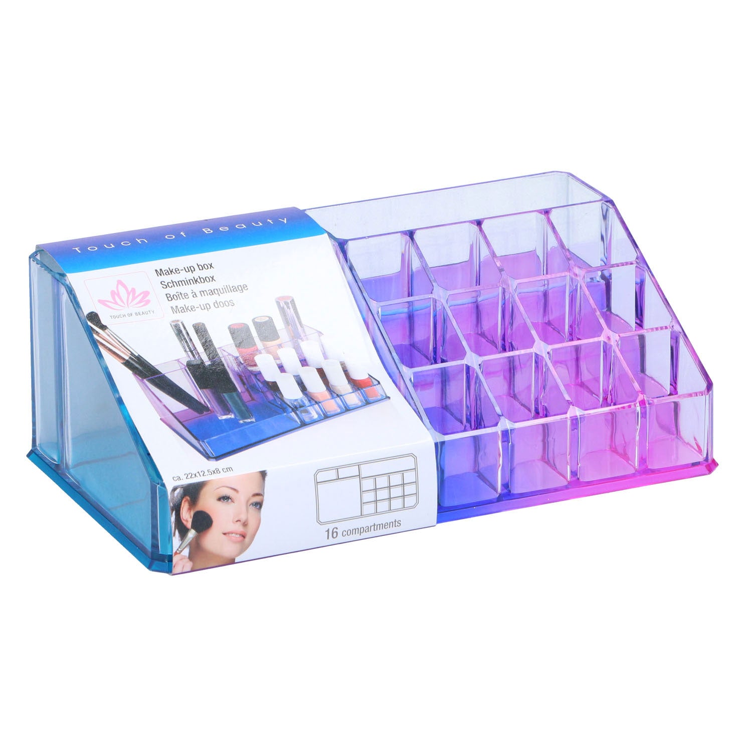 Make-up organizer 16 vakken