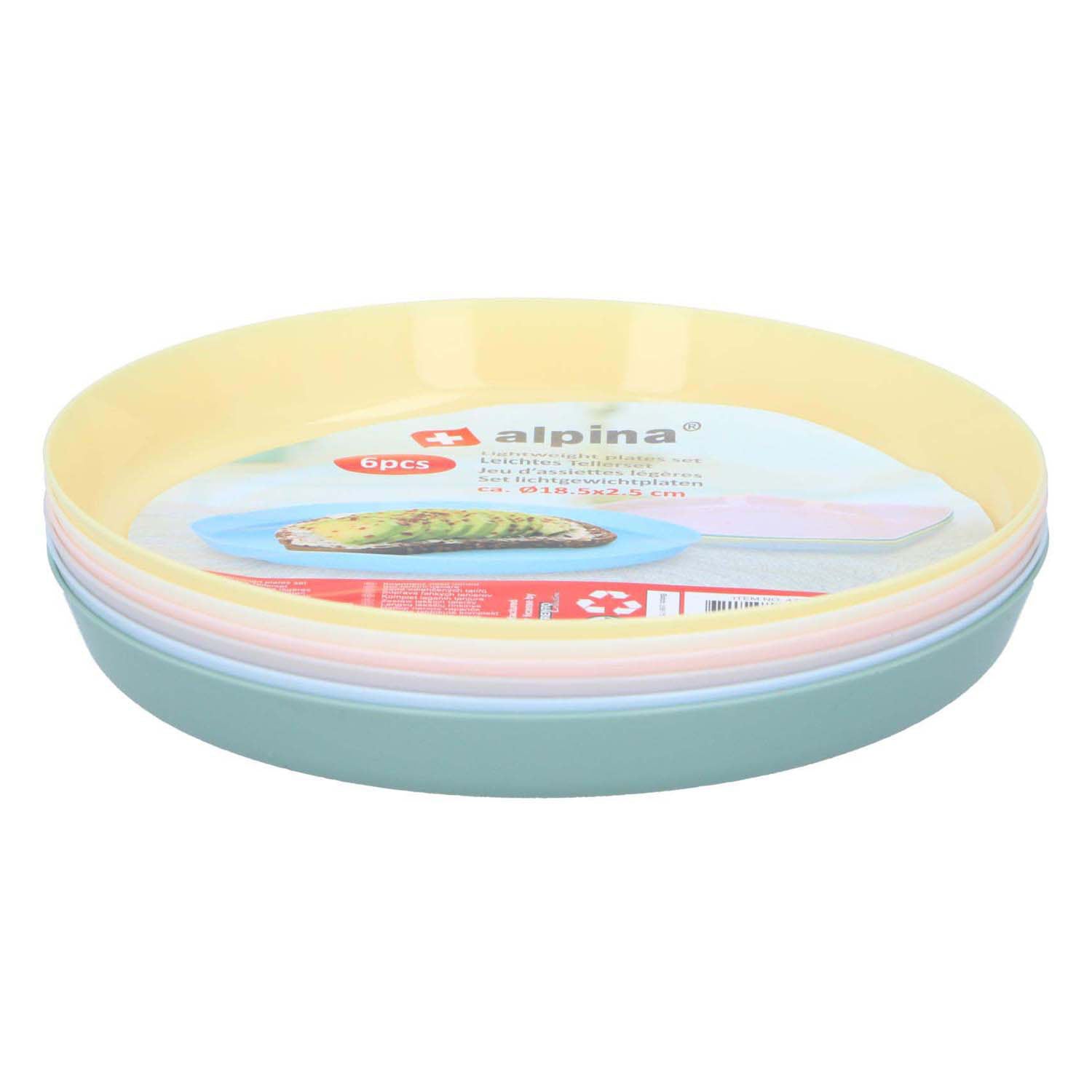 Alpina borden kleur, 6st.