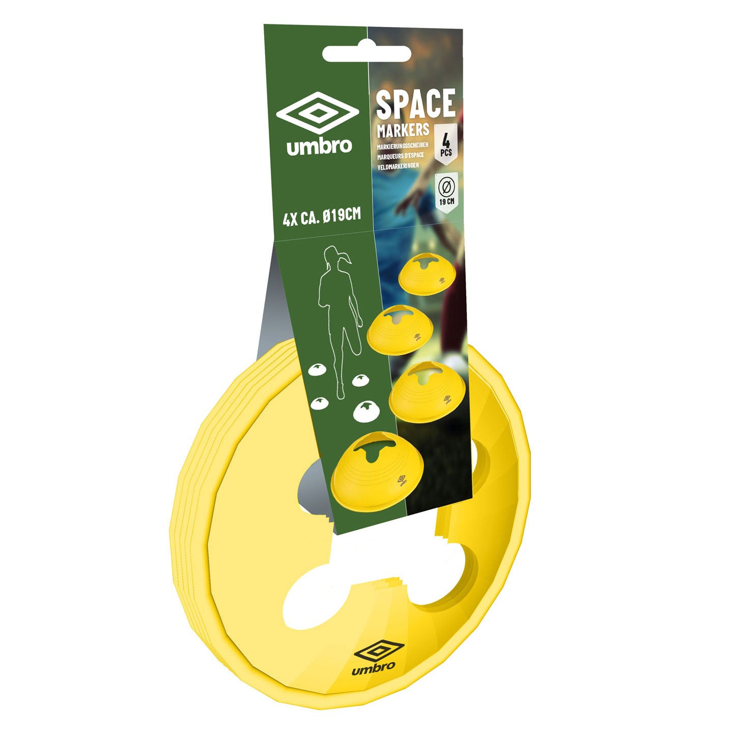 Umbro markeerpionnen, 4st.