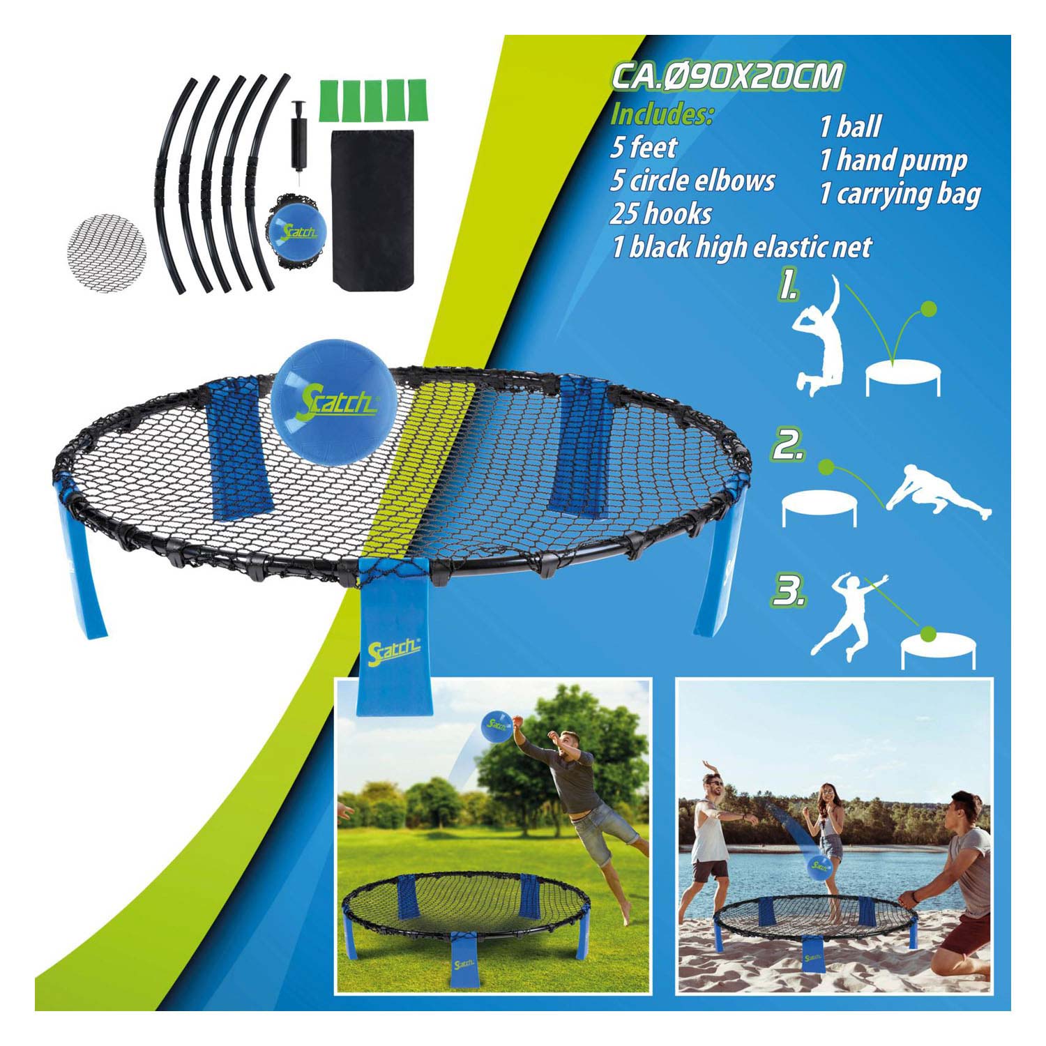 Scatch vang-en werp spel spyderball