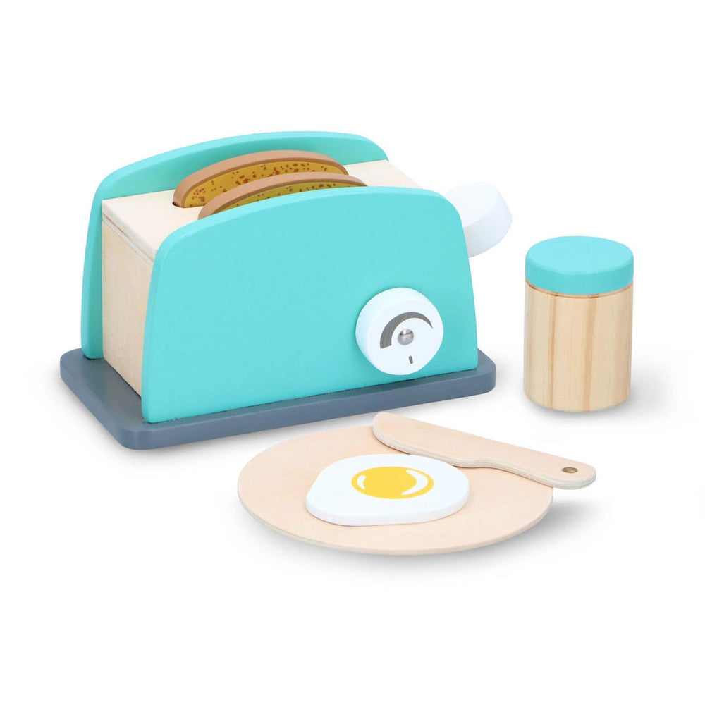 Houten Broodroosterset, 7dlg.