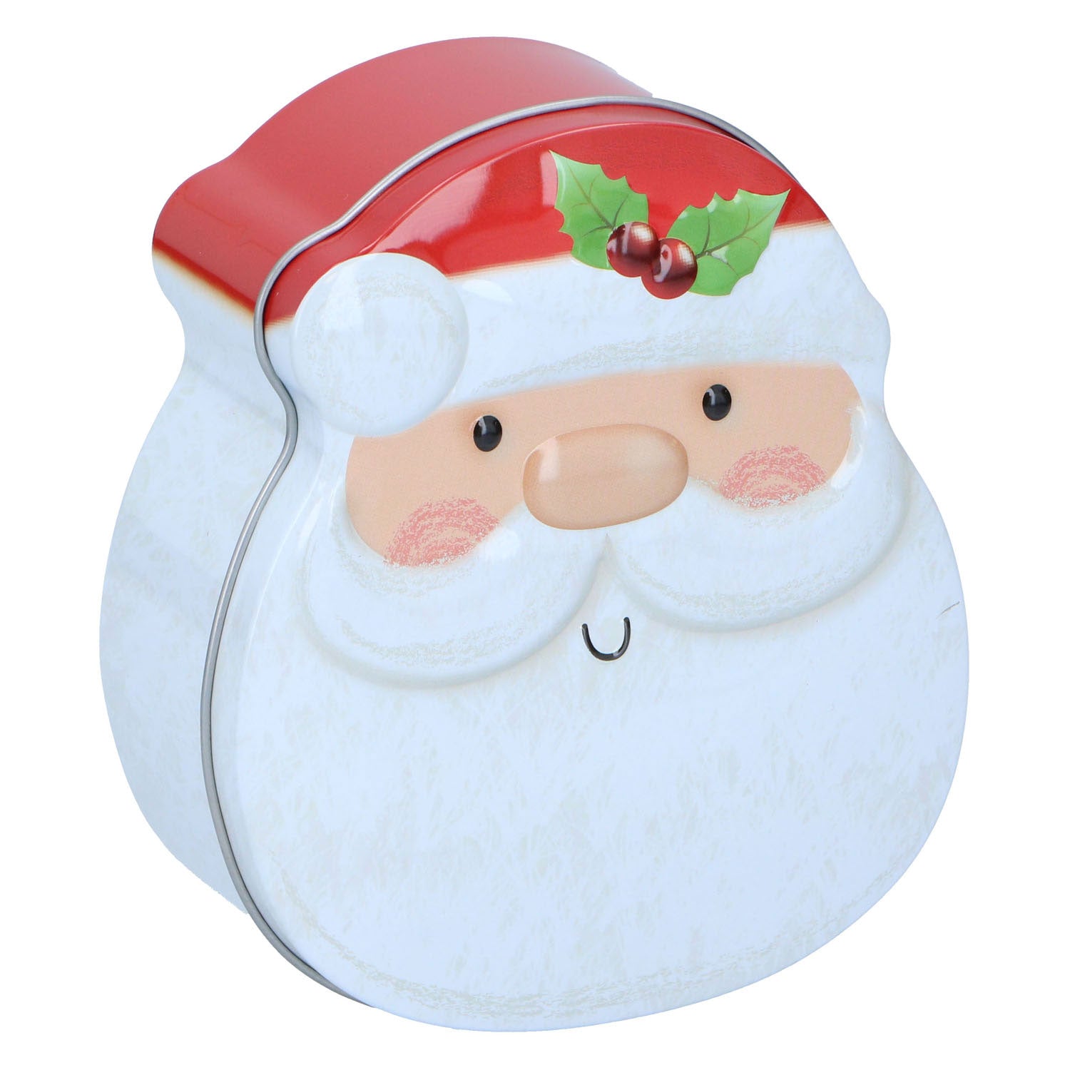 Tinnen kerstvoorraadblik voor koekjes