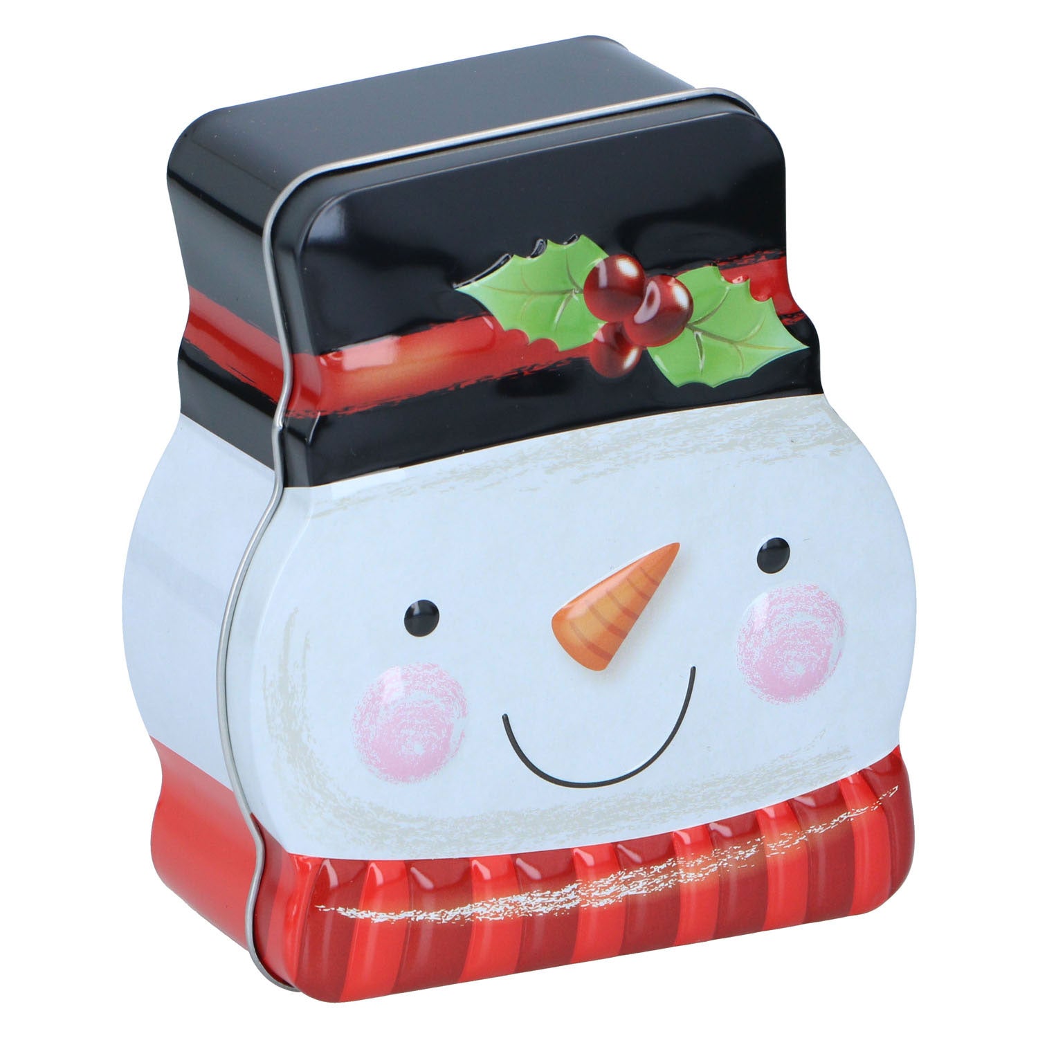 Tinnen kerstvoorraadblik voor koekjes