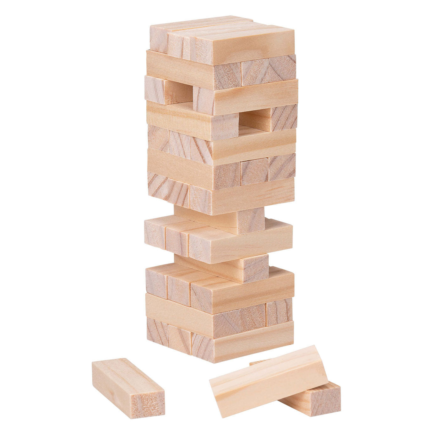 Houten ministapelspel, 36dlg.