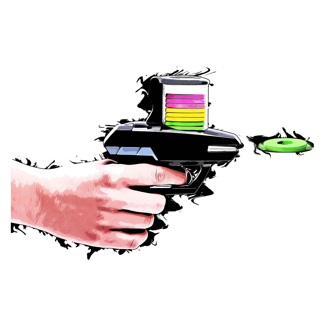 Sks schuimschijf afschietpistool