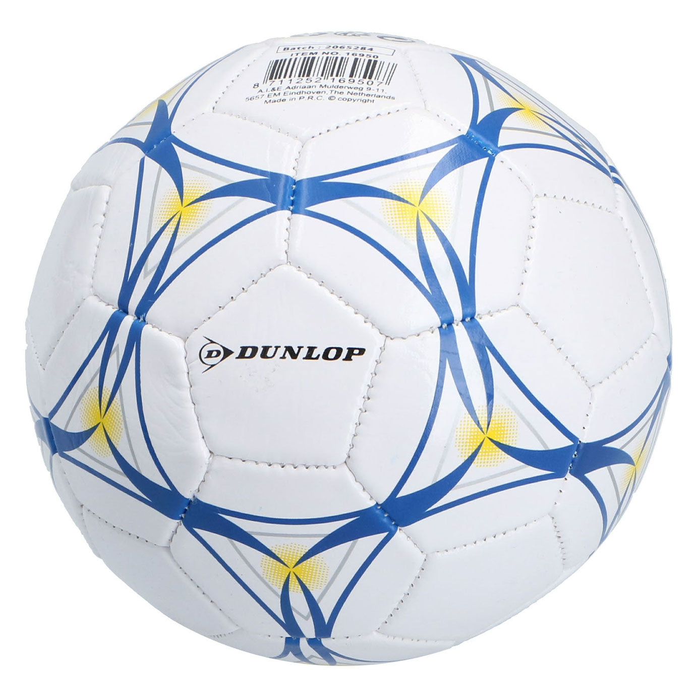 Dunlop voetbal met print, 15cm