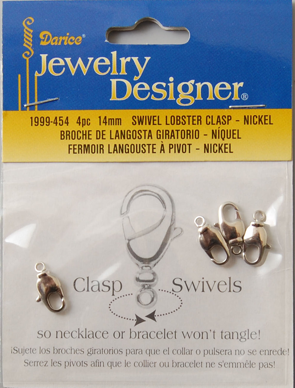 Vaessen creative • karabijnsluiting 14mm silver