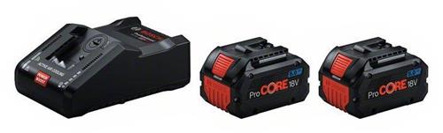 Bosch accu startset procore 18v 8.0ah accu's+lader